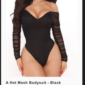 Mesh Bodysuit from Fashion Nova